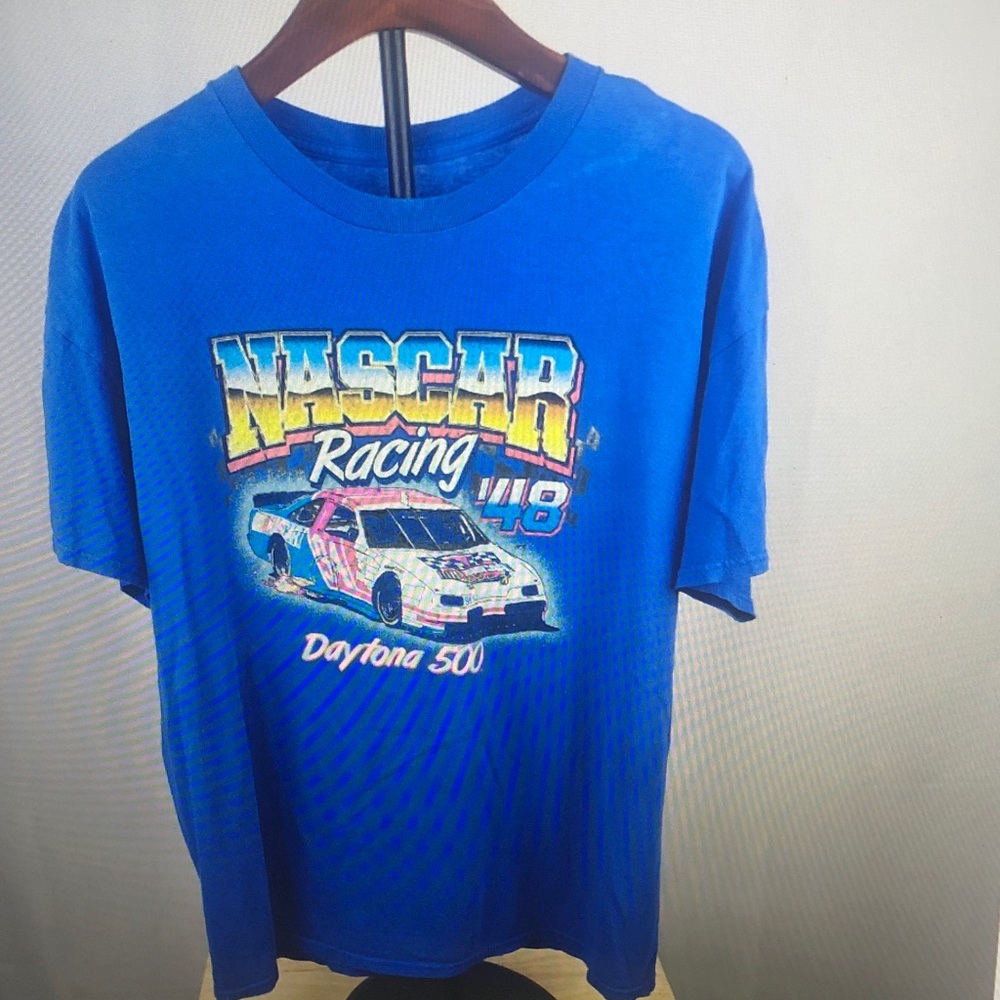 NASCAR Racing Daytona 500 Graphic Tee - Bright Blue